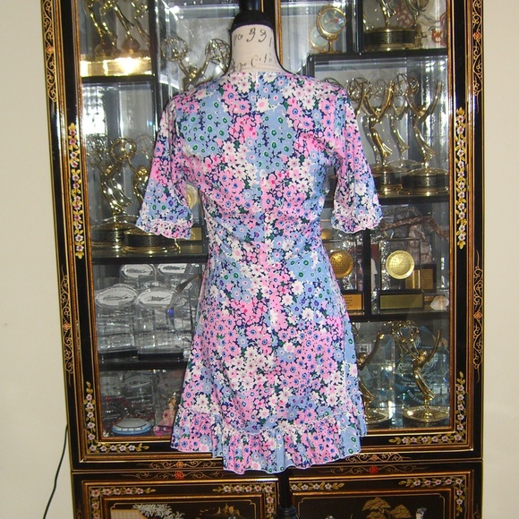 ASOS PARISIAN FLORAL PRINT DRESS US6 UK10 - Picture 4 of 5